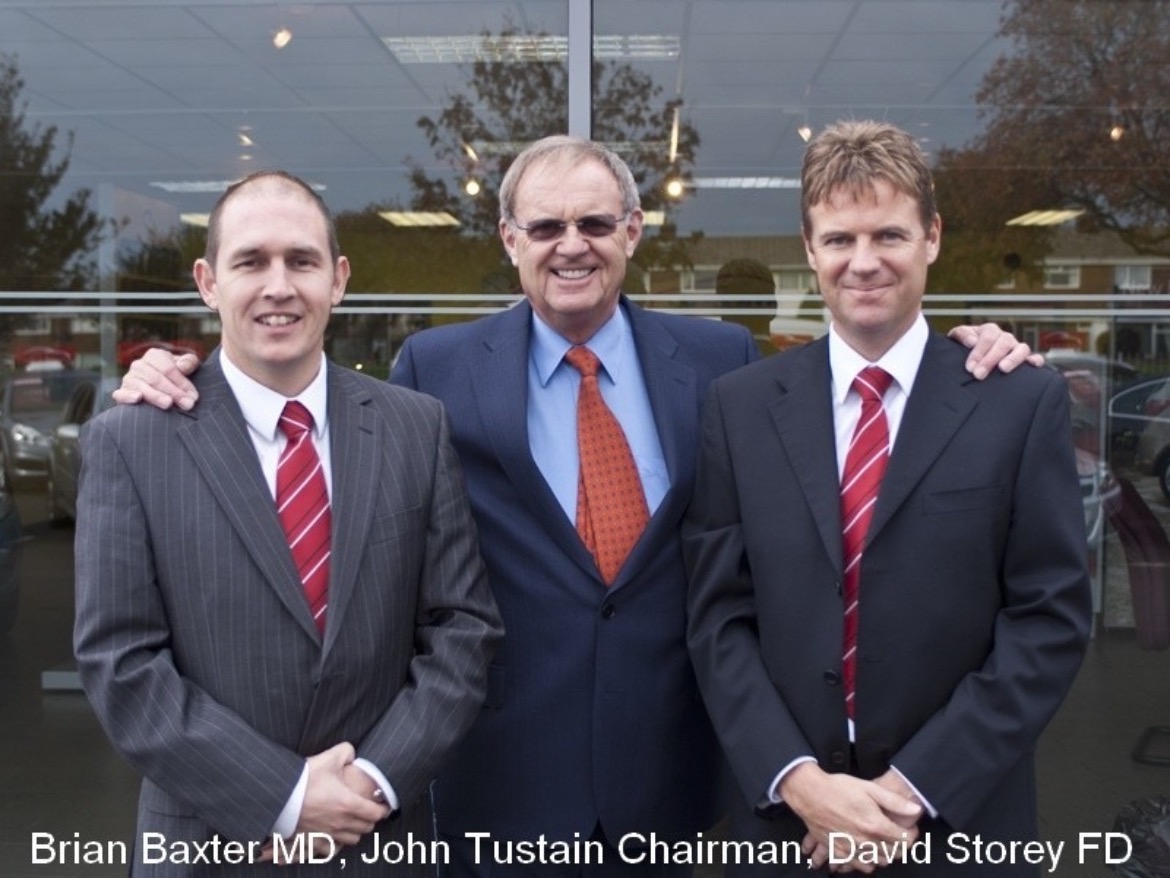 John Tustain, Brian Baxter and David Storey